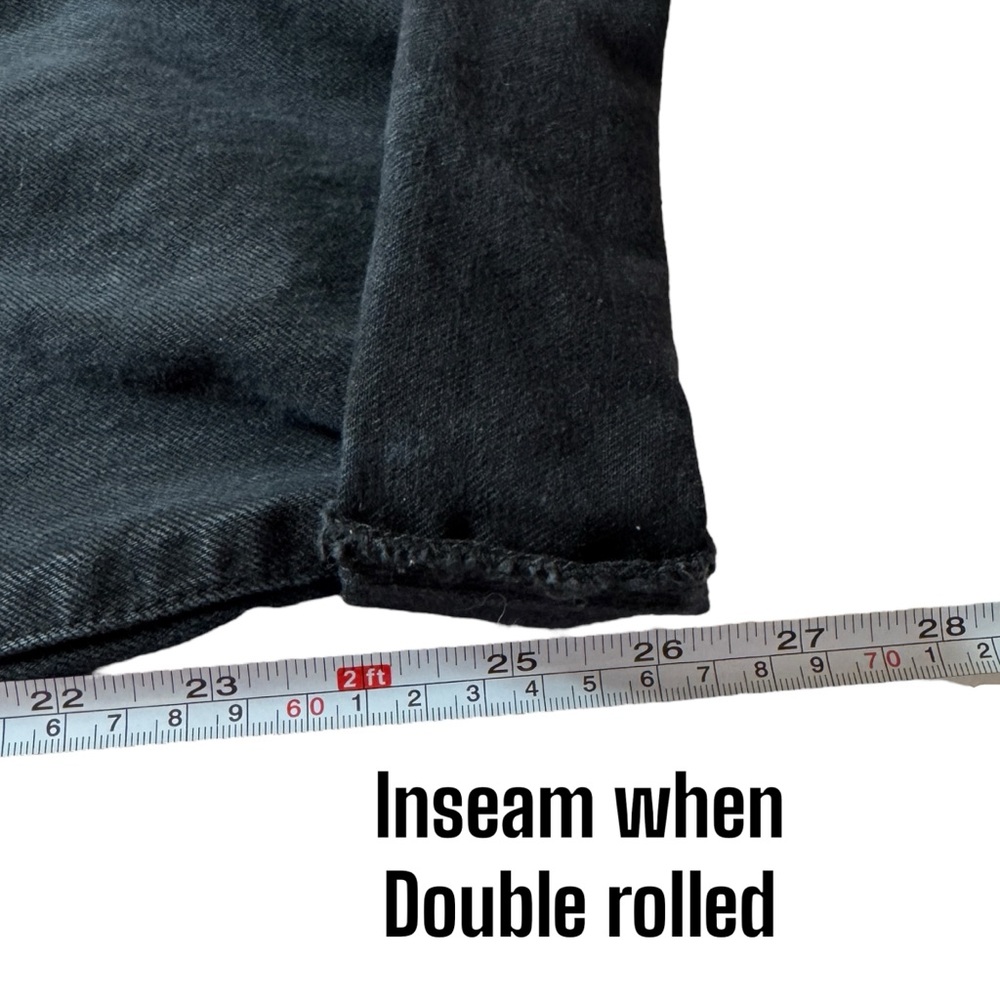 ROLLA’S Genie Super High Rise 80’s Ballon Leg Jeans Womens size 26 Shadow Black - Picture 16 of 16